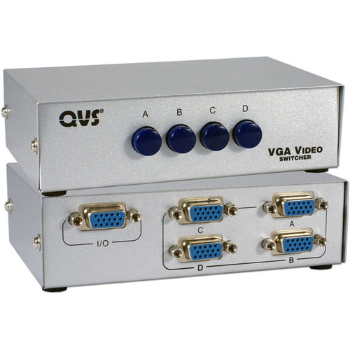 4-Port HD15 VGA/SXGA Manual Switch