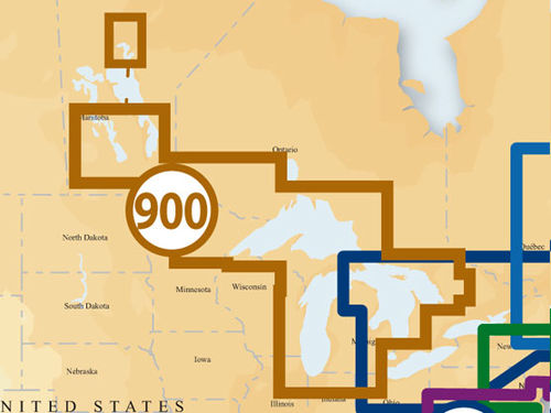 NAVIONICS MSD/900PP PLATINUM + - WEST GREAT LAKES MSD CARD