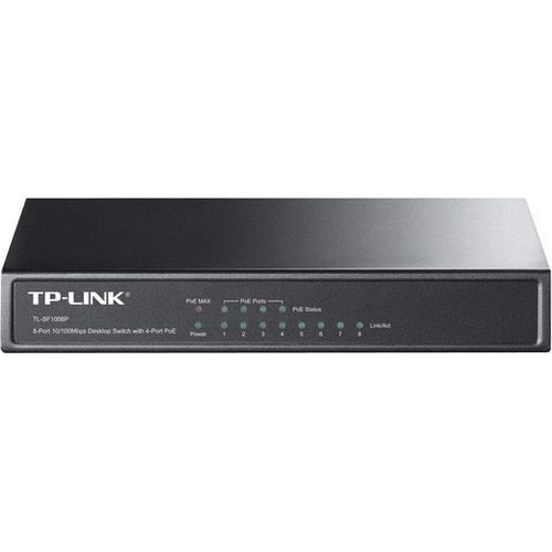 8-Port 10/100Mbps Desktop Switch with 4-Port PoE