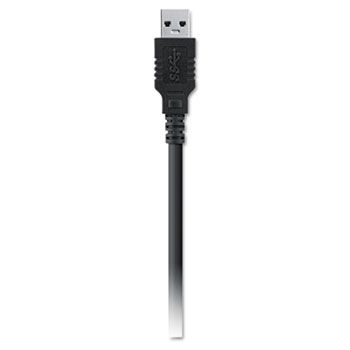 USB 3.0 Cable, A/B, 6 ft, Black