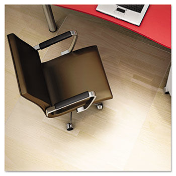 Polycarbonate Chair Mat, 46w x 60l, Clear