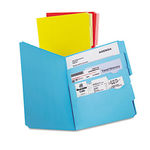 Divide it Up File Folder, Multi Section, Letter, Assorted, 12/Pack