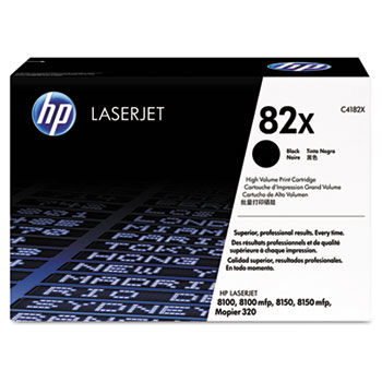 C4182XG (HP 82X) High-Yield Government Smart toner , 20000 Page-Yield, Black