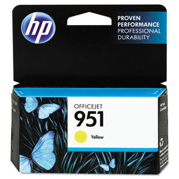 CN052AN140 (HP 951) Ink Cartridge, 700 Page Yield, Yellow