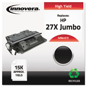 Remanufactured C4127X(J) (27J)  Toner, 14000 Yield, Black