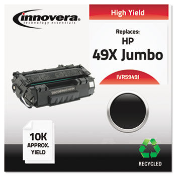 Remanufactured Q5949X(J) (49J)  Toner, 10000 Yield, Black
