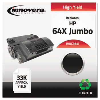 Remanufactured CC364X(J) (64X) Toner, 33000 Page Yield, Black
