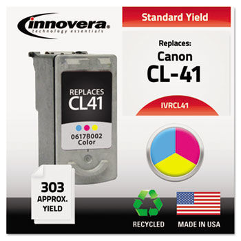 Remanufactured 0617B002 (CL41) Ink, 303 Yield, Tri-Color