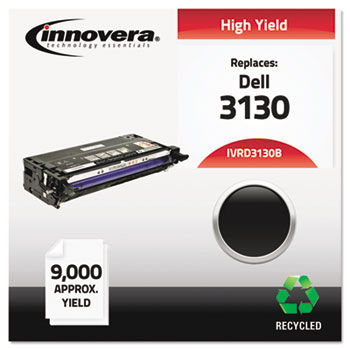 Remanufactured 330-1198 (3130) Toner, 9000 Yield, Black