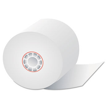 Single-Ply Calculator/Cash Register Rolls, 2-1/4"" x 150 feet, White, 12/Pack