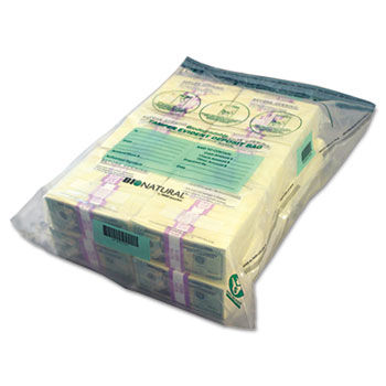 Bundle Cash Bags, 19 x 28, Clear, 100 per Box