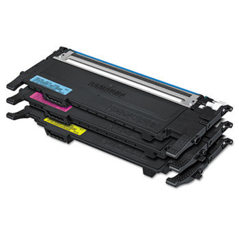 CLTP407A Toner, Cyan, Magenta, Yellow, 3/Box