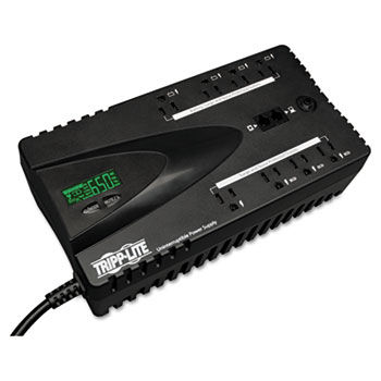 ECO Series UPS System, 650 VA, 8 Outlets, 420 J