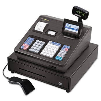 XE-A507 Cash Register, 7000 LookUps, 99 Dept, 40 Clerk, with Hand Scanner