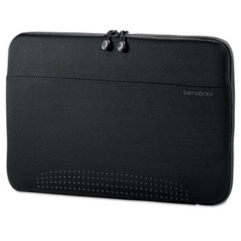 15.6"" Aramon Laptop Sleeve, Neoprene, 15-3/4 x 1 x 10-1/2, Black