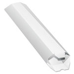 Expand-on-Demand Mailing Tube, White, 2 to 4 3/4 x 15