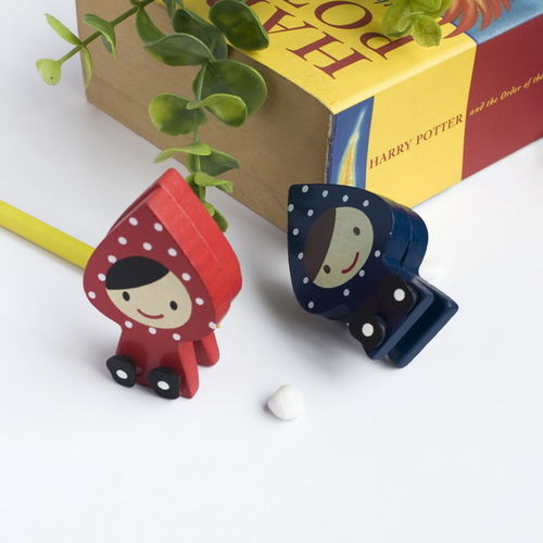 [Lovely Doll] - Card Holder / Wooden Clips / Wooden Clamps / Animal Clips