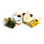 [Cute Animals-2] - Wooden Clips / Wooden Clamps / Mini Clips