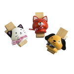[Naughty Animals-3] - Wooden Clips / Wooden Clamps / Mini Clips