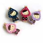 [Sweet Doll] - Wooden Clips / Wooden Clamps / Mini Clips