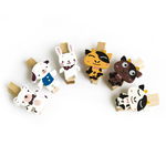[Sweet Family] - Wooden Clips / Wooden Clamps / Mini Clips