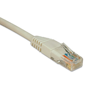 CAT5e Molded Patch Cable, 14 ft., White