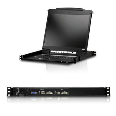 19"" Single Rail DVI LCD Consol