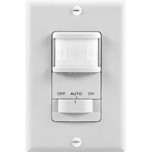 150 Motion Activated White Wall Switch