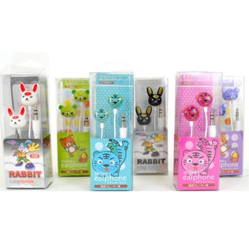 Novelty Animal Earbuds Case Pack 48