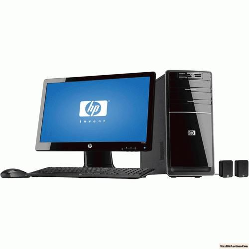 HP Pavilion P6823WB AMD Phenom II X2 521 3.5Ghz 4GB 1TB DVD+/-RW with 20'' LCD Win 7 HP (Black)