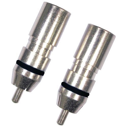 FORZA R-603CPH4 WeatherSeal(TM) Plus High-Performance Compression RCA Connectors, 5 pk (RG6; Quad; Black Band)