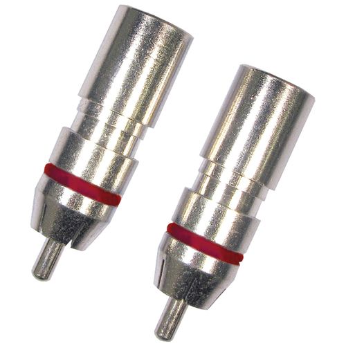 FORZA R-603BPE WeatherSeal(TM) Plus High-Performance Compression RCA Connectors, 5 pk (RG59; Red Band)