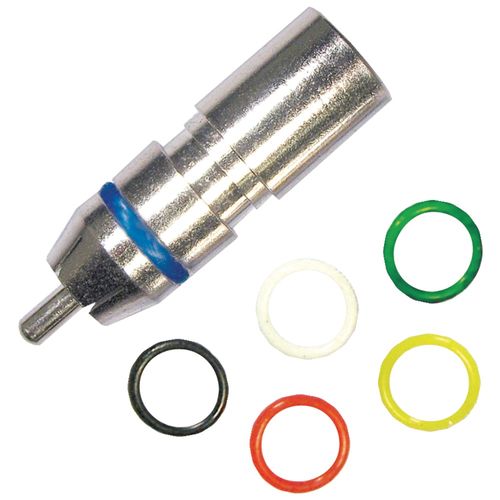 FORZA R-603MBPE WeatherSeal(TM) Plus High-Performance Compression RCA Connectors, 5 pk (Mini RG59; 6-Bands)
