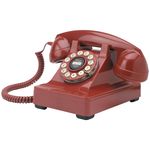 CROSLEY RADIO CR60-RE Kettle Desk Phone (Red)