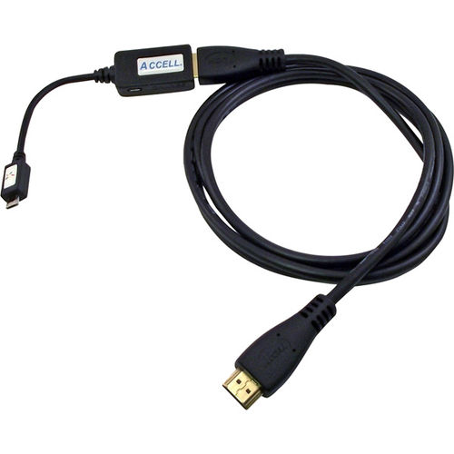 MHL Adapter For Smartphones And Tablets With 6' HDMI Cable