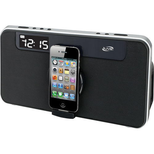 App-Enhanced Speaker System with Rotating iPod/iPhone Dock