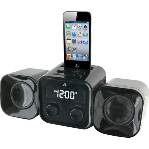 Speaker System with AM/FM Radio and 3.5mm Line Input