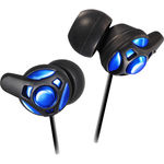 Carbon Nanotubes Inner Ear Secure Fit Headphones-Blue