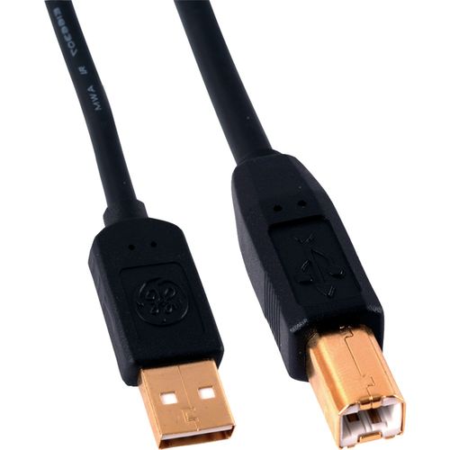 GE 96244 A-Male to B-Male USB 2.0 Cable (6 ft; Gold connector)