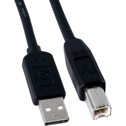 GE 96245 A-Male to B-Male USB 2.0 Cable (10 ft; Nickel connector)