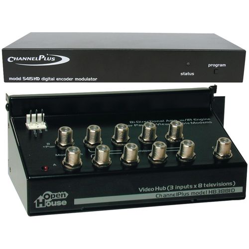 Single Channel Hd Modulator And 3x8 Distribution System With Ir Engine