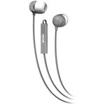 MAXELL 190302 - IEMICSLV Stereo In-Ear Earbuds with Microphone & Remote (Silver)