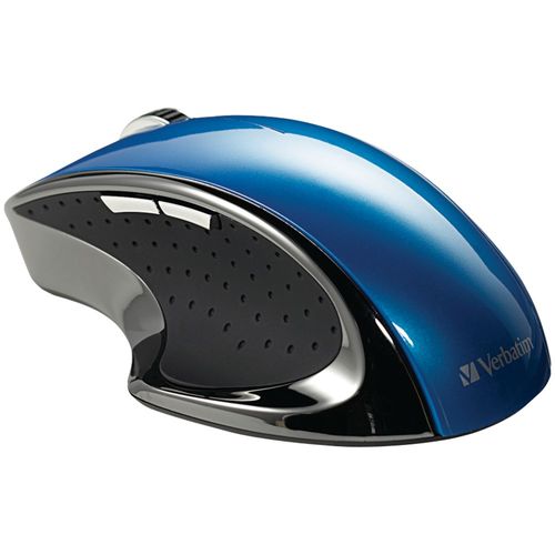 VERBATIM 97593 Ergo Wireless Mouse (Blue)