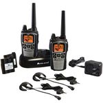 MIDLAND GXT860VP4 36-Mile GMRS Radio Pair Pack with Drop-In Charger, Rechargeable Batteries & Headsets