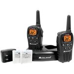 MIDLAND LXT500VP3 24-Mile GMRS Radio Pair Pack with Drop-in Charger & Rechargeable Batteries