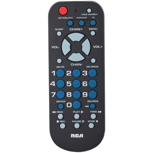 RCA RCR503BR 3-Device Palm-Sized Universal Remote