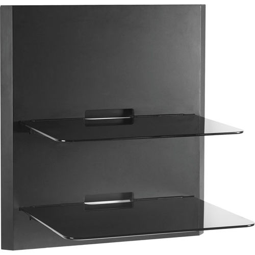 Blade Series Stackable Glass Wall Shelves - 2-Shelf