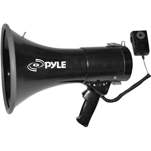 50 Watts Professional Piezo Dynamic Megaphone w/3.5mm Aux-In For Digital Music/iPod