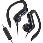 Sports Ear Clip Headphones With Mic And Remote-Black