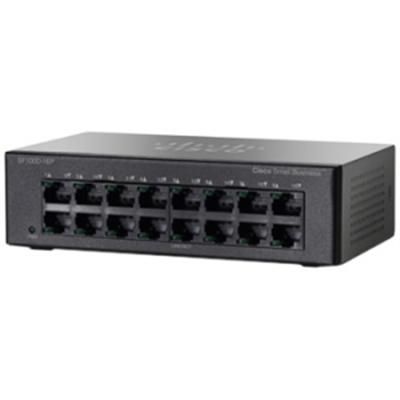 SF100D 16 port 10 100 PoE